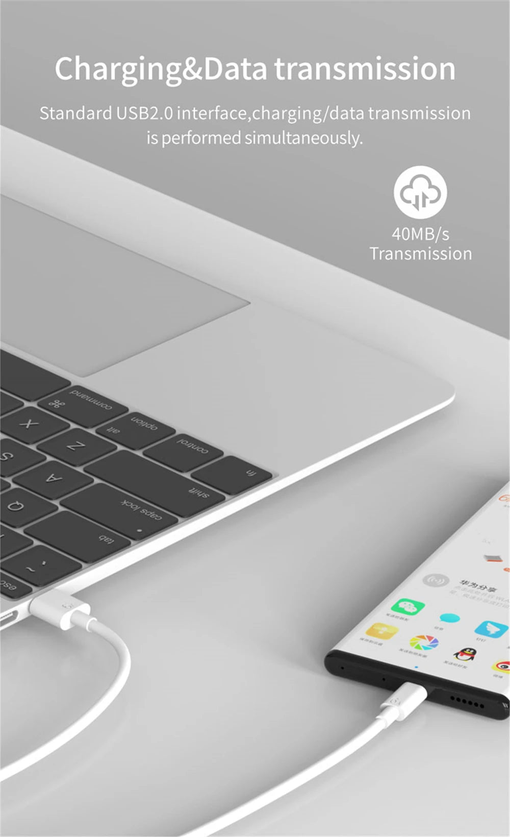 6A 66W Super Fast EU Wall Charger For Huawei Mate 40 50 60 P50 Nova 8 9 10 Honor 90 100 X7 X8 X9 Magic Type C Charging USB Cable